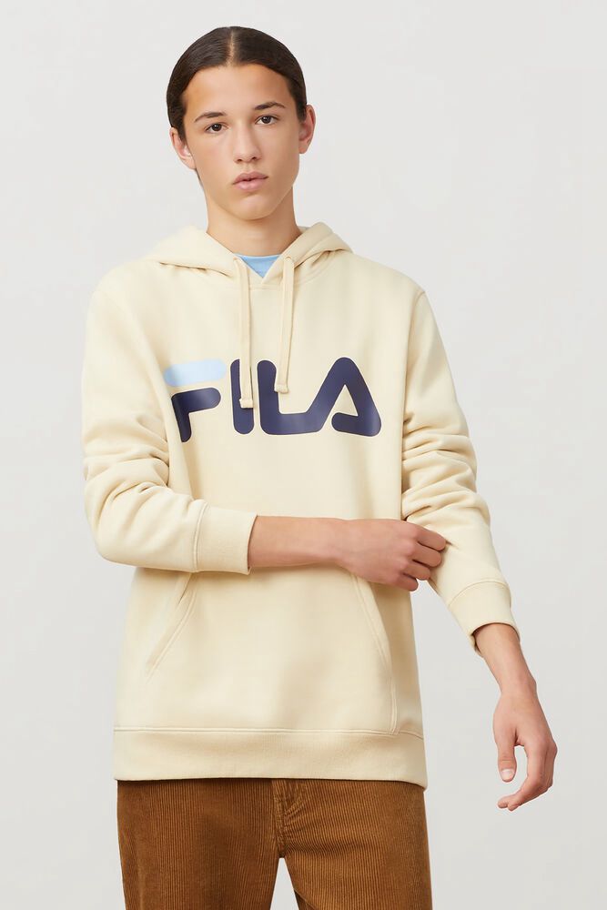 Fila Hoodie Panske Flori Béžové - GHNPE9405